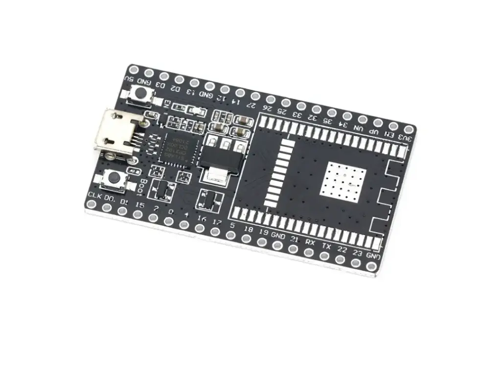 Black ESP32‑DEVKITC Backboard